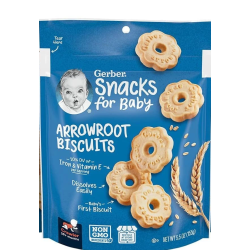 GERBER ARROWROOT BISCUITS