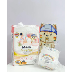 BB KITTY BABY DIAPERS S64PCS