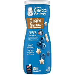 GERBER PUFFS BLUEBERRY